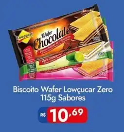 Supermercados Rondon Biscoito Wafer Lowçucar Zero Sabores oferta