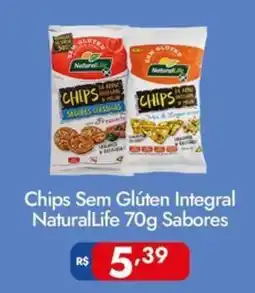 Supermercados Rondon Chips Sem Glúten Integral NaturalLife Sabores oferta