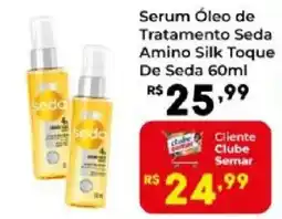 Semar Supermercado Serum Óleo de Tratamento Seda Amino Silk Toque De Seda oferta