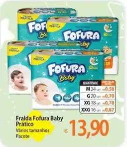 Atacadão Fralda Fofura Baby Prático oferta