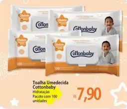 Atacadão Toalha Umedecida Cottonbaby oferta