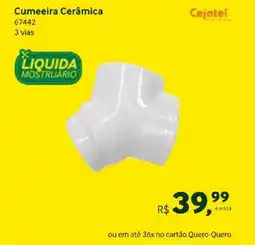 Quero Quero Cumeeira Cerâmica oferta