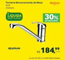 Quero Quero Torneira Monocomando de Mesa oferta