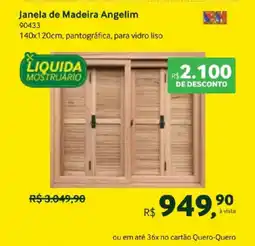 Quero Quero Janela de Madeira Angelim 90433 oferta