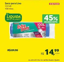 Quero Quero Saco para Lixo oferta