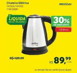 Quero Quero Chaleira Elétrica oferta