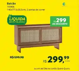 Quero Quero Balcão oferta