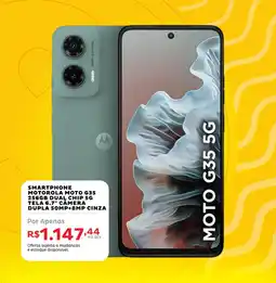 Casa e Vídeo Smartphone motorola moto g35 256gb dual chip 5g tela 6.7" câmera dupla 50mp+8mp cinza oferta