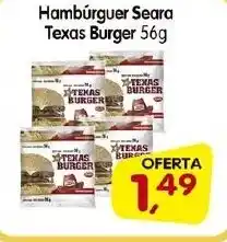 Cercadão Hambúrguer Seara Texas Burger oferta