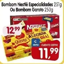Cercadão Bombom Nestlé Especialidades Ou Bombom Garoto oferta