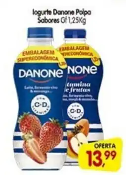 Cercadão logurte Danone Polpa Sabores Gf oferta
