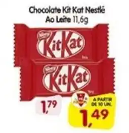 Cercadão Chocolate Kit Kat Nestlé Ao Leite oferta