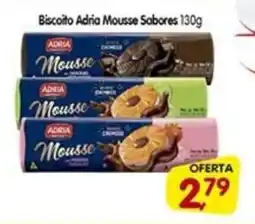 Cercadão Biscoito Adria Mousse Sabores oferta