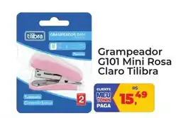 Tonin Superatacado Grampeador G101 Mini Rosa Claro Tilibra oferta