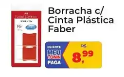 Tonin Superatacado Borracha c/ Cinta Plástica Faber oferta