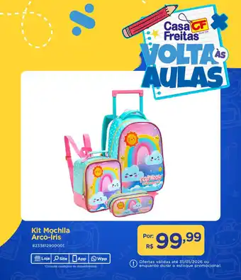 Kit Mochila Arco-Íris