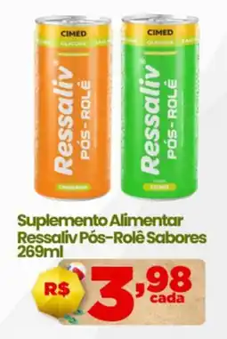 Ultrabox Suplemento Alimentar Ressaliv Pós-Rolê Sabores oferta