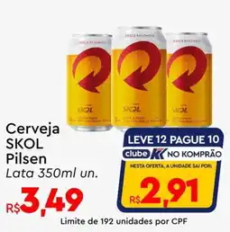 Komprao Atacadista Cerveja SKOL Pilsen oferta