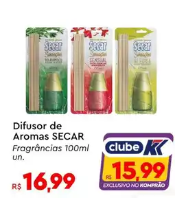 Komprao Atacadista Difusor de Aromas SECAR Fragrâncias oferta