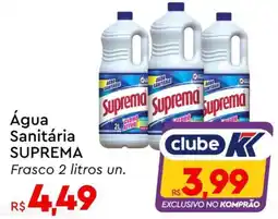 Komprao Atacadista Água Sanitária SUPREMA Frasco oferta