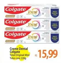 Atacadão Creme Dental Colgate Total Original Mint Tubo oferta