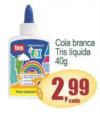Cola branca Tris líquida