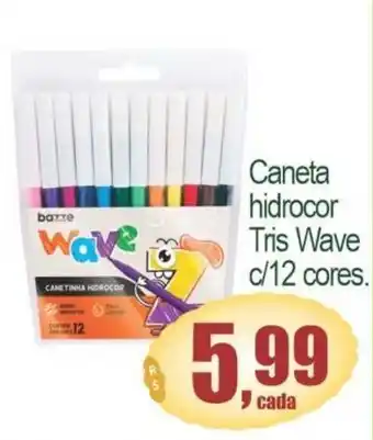 Caneta hidrocor Tris Wave