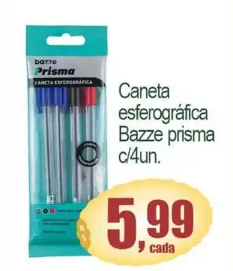 Caneta esferográfica Bazze prisma