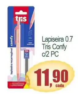 Super Apolo Lapiseira 0.7 Tris Confy c/2 PC oferta