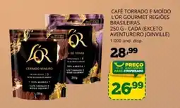 Cooper Café torrado e moído l'or gourmet regiões brasileiras oferta