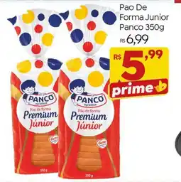 Brasão Supermercados Pao De Forma Junior Panco oferta