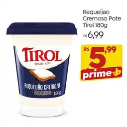 Brasão Supermercados Requeijao Cremoso Pote Tirol oferta
