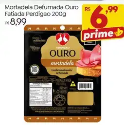Brasão Supermercados Mortadela Defumada Ouro Fatiada Perdigao oferta