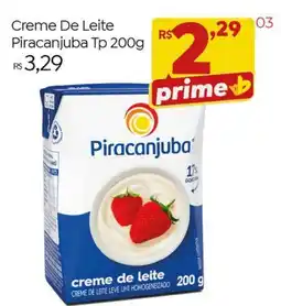 Brasão Supermercados Creme De Leite Piracanjuba Tp oferta