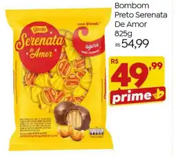 Brasão Supermercados Bombom Preto Serenata De Amor oferta