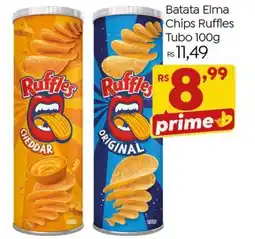 Brasão Supermercados Batata Elma Chips Ruffles Tubo oferta