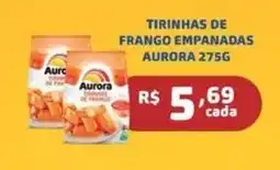Bahamas Supermercados Tirinhas de frango empanadas aurora oferta