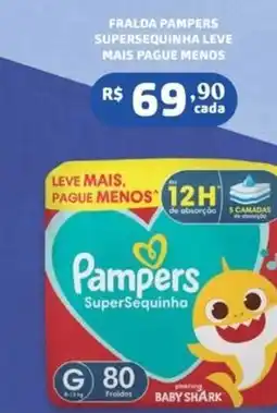 Bahamas Supermercados Fralda pampers supersequinha leve mais pague menos oferta