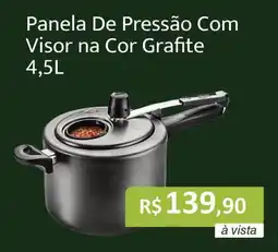 Copercana Panela De Pressão Com Visor na Cor Grafite oferta