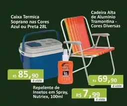 Copercana Cadeira Alta de Alumínio Tramontina - Cores Diversas oferta