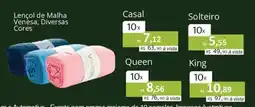 Copercana Lençol de Malha Venesa, Diversas Cores Casal oferta
