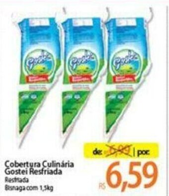 Atacadão Cobertura Culinaria Gostei Resfriada 1.5kg oferta