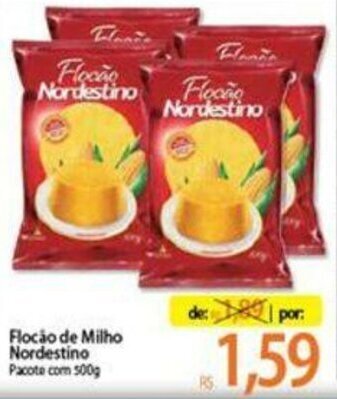 Atacadão Flocao de Milho Nordestino 500g oferta