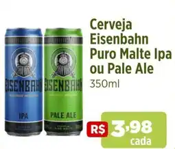 Ultrabox Cerveja Eisenbahn Puro Malte Ipa ou Pale Ale oferta
