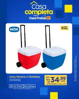 Casa Freitas Caixa Térmica c/ Rodinhas oferta