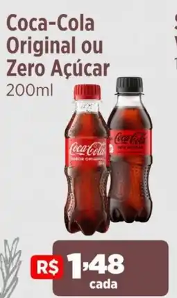 Ultrabox Coca-Cola Original ou Zero Açúcar oferta