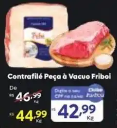 Barbosa Supermercados Contrafilé Peça à Vacuo Friboi oferta
