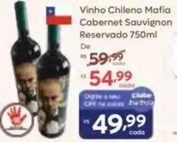 Barbosa Supermercados Vinho Chileno Mafia Cabernet Sauvignon Reservado oferta