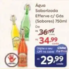Barbosa Supermercados Água Saborizada Efferve c/ Gás (Sabores) oferta