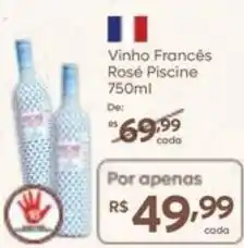 Barbosa Supermercados Vinho Francês Rosé Piscine oferta